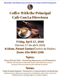 Coffee with the Principal Flyer